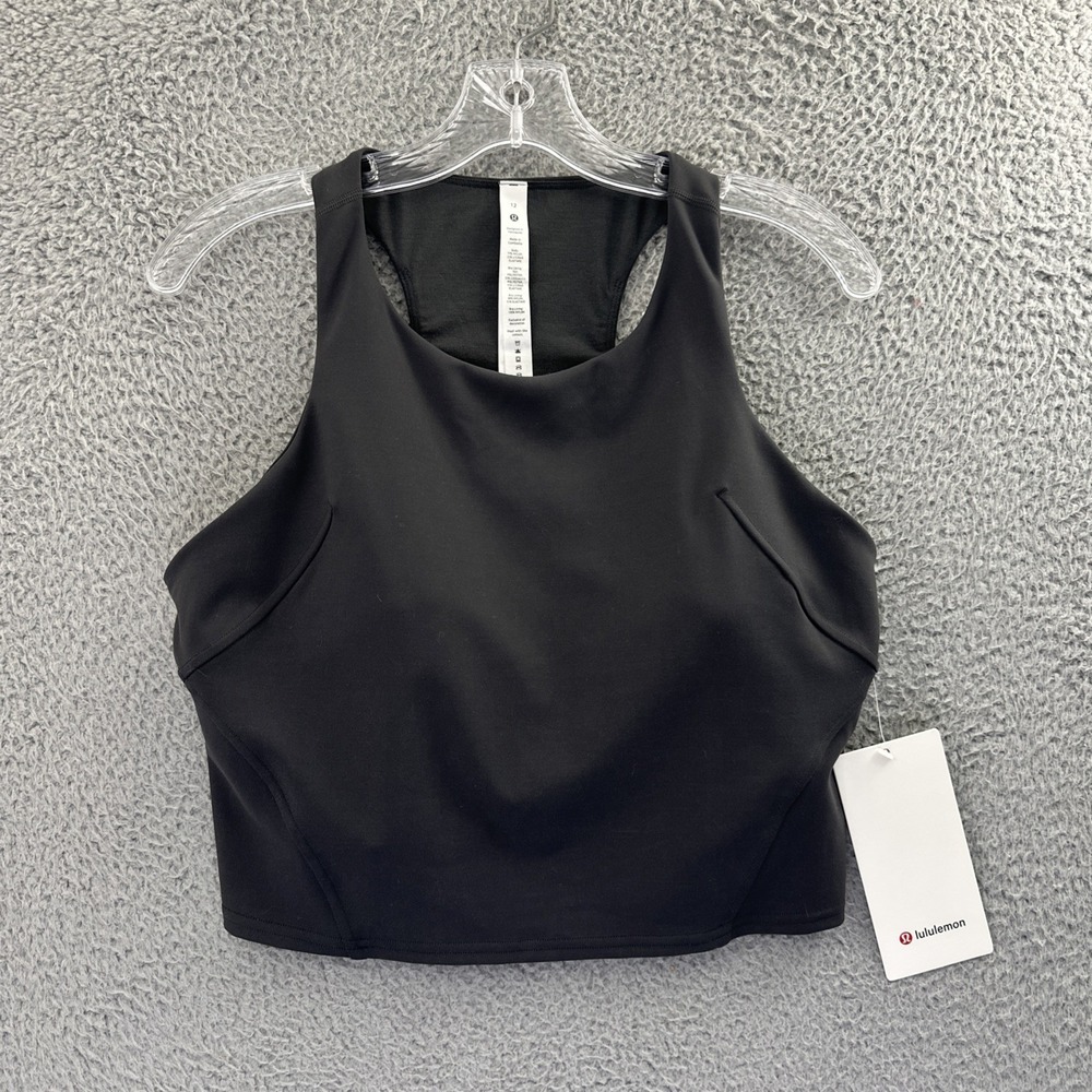 NWT Lululemon Invigorate Training Tank Graphite Gray Athletic Gym Women's 12